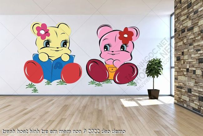tranh hoat hinh tre em mam non 9 2022 dao